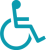 Two rooms accessible to people with reduced mobility